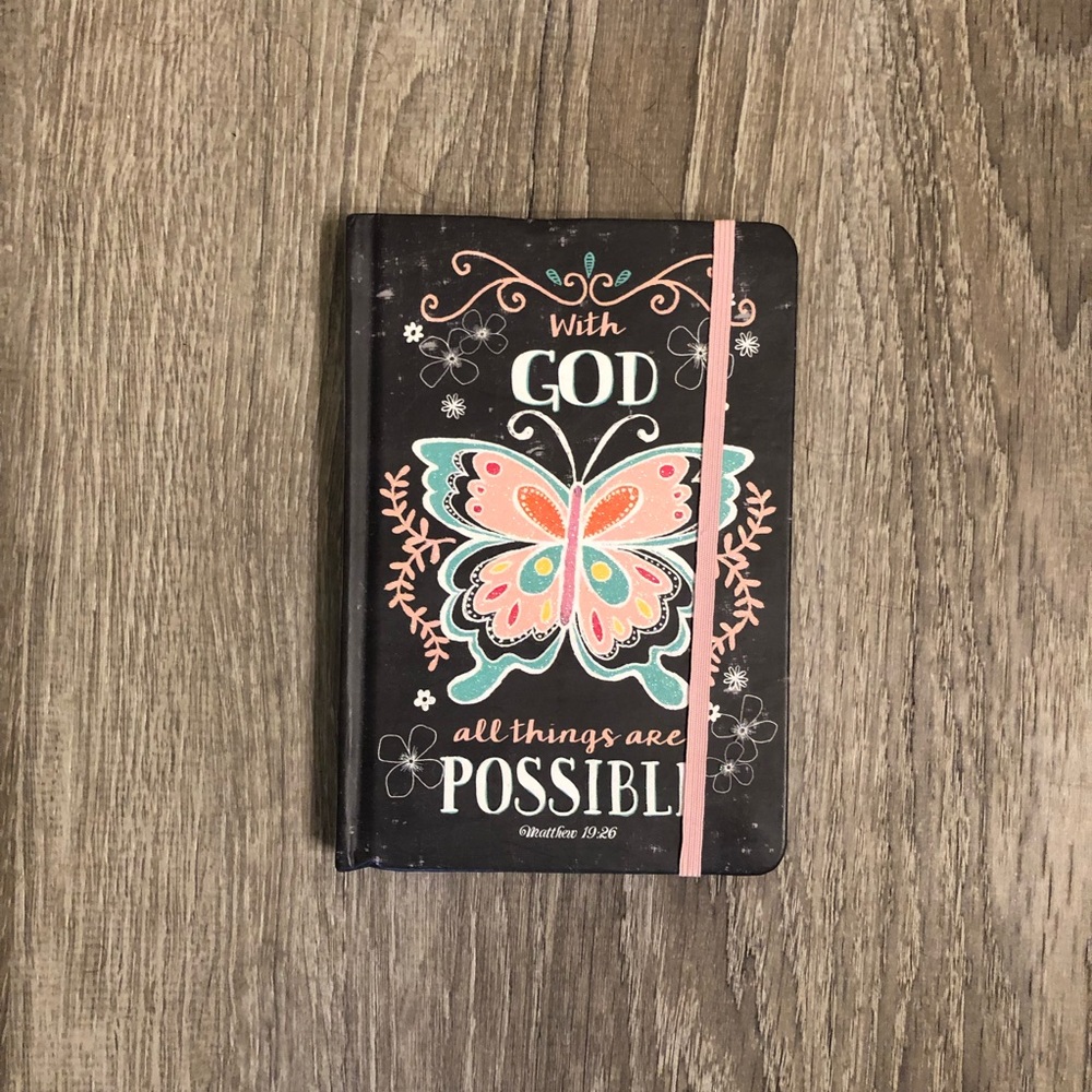 Cute sparkly notebook